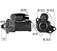 ERA Anlasser Starter 1.1kW Para VW Golf IV III Audi A3 Galaxy 220056A