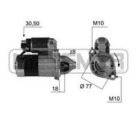 ERA Anlasser Starter 1.2kW Para KIA Cee'D SW Sportage Hyundai i30 12V