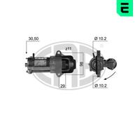 ERA Anlasser Starter 1,5kW Para Ford Mondeo III Turnier 220367A