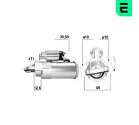 ERA Anlasser Starter 2,2 Kw para Ford Focus IV Turnier 2,0 ST EcoBlue S-Max