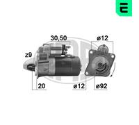 Era Anlasser Starter 2.2Kw Para Land Rover Defender Station Wagon Discovery I
