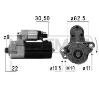 ERA Anlasser Starter 2kW Para VW Touareg 220683A