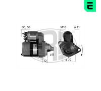 ERA Arrancador Starter 0.7kW Para Nissan Almera Tino II Hatchback 220154A