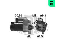 ERA Arrancador Starter 0.9kW Para Citroën Berlingo Kasten 220044A
