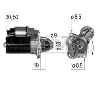 ERA Arrancador Starter 1.1kW Para Opel Corsa D 220648A