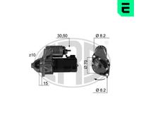 ERA Arrancador Starter 1.25kW Para Mercedes-Benz Clase B Clase A 220442