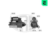 ERA Arrancador Starter 1.4kW Para Ford Escort VII Sedán Focus Tourer