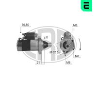 ERA Arrancador Starter 1.4kW Para Lada Niva 220079A