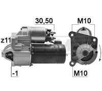 ERA Arrancador Starter 1.4kW Para Renault Kangoo Express Scénic I Monovolumen
