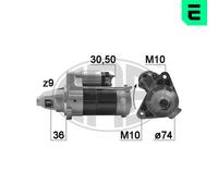 ERA Arrancador Starter 1kW Para Daihatsu Sirion Cuore VII Subaru Justy IV