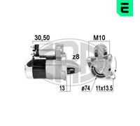 ERA Arrancador Starter 1kW Para Mazda MX-5 II 220920A
