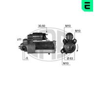 ERA Arrancador Starter 2.2kW Para Ford Mondeo IV Turnier C-Max 220375A