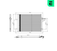 ERA Condensador Aire Acondicionado Con Secadora para Ford Kuga II 1.5 Ecoboost