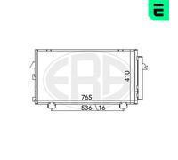 ERA Condensador Aire Acondicionado Con Secadora para Toyota Rav 4 II CLA2 _ XA2