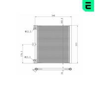 ERA Condensador Aire Acondicionado para Porsche Boxster 2.7S 3.4 911