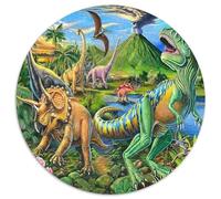 Era de Dinosaurios Escena del Bosque Puzzle de 1000 Piezas para Adultos Papel Decoración Hogar 1000pcs (67.5x67.5cm)