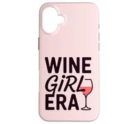Era de Wine Girl para el Día Internacional del Vino de Carcasa para iPhone 16 Plus