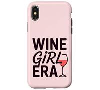 Era de Wine Girl para el Día Internacional del Vino de Carcasa para iPhone X/XS