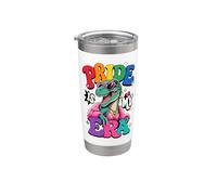 Era del orgullo de Glamasaurus Rex Vaso térmico de acero inoxidable de doble pared