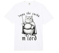 Era el Divertido Meme Medieval de un Gato Llamado M'Lord de The Carbs Comfort Colors Adult Heavyweight T-Shirt