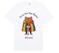 Era el Meme de M'Lord Cat Knight del Agua del Grifo Comfort Colors Adult Heavyweight T-Shirt