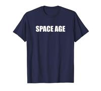 Era Espacial Camiseta, Hombre, Azul Marino, S