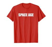 Era Espacial Camiseta, Hombre, Rojo, L