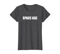 Era Espacial Camiseta, Mujer, Jaspeado Oscuro, S