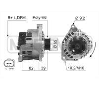 ERA Generador 120A 14V para Audi Allroad 2.5 Tdi Quattro 2.7T T