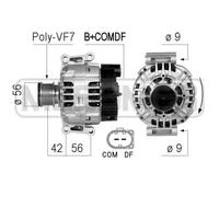 Alternador EB602Q 439471 437430 LRA02362 301752RIV A 271 154 09 02 9213896
