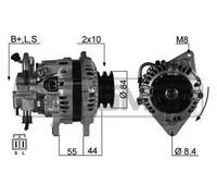 ERA Generador 75A 14V para Hyundai H-1 / Starex 2.5 Crdi