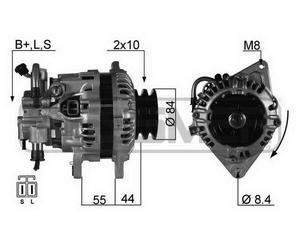 ERA Generador 75A 14V para Hyundai H-1 / Starex 2.5 Crdi