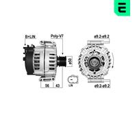 ERA Generador De Luz 250 A 12 V Para Mercedes-Benz Sprinter 35-T Furgón
