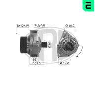 Era Generador De Luz 90A 14V Para Mercedes-Benz Clase C 200 E