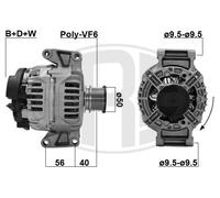 Era Generador De Luz 90A 14V Para Mercedes-Benz Sprinter 4-T Bus 408 CDI