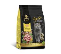 ERA Grain Free Pato y Pavo - Pienso para Gatos Esterilizados Light, Sin Cereales, Control de Peso, Rico en Proteínas y Fórmula Hipoalergénica, 3 kg