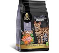 ERA Grain Free Salmón y Pavo - Pienso para Gatos Adultos, Sin Cereales, Rico en Proteínas y Probióticos, Alimento Completo y Equilibrado, 6 kg