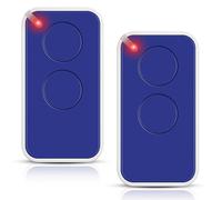 Era Inti Telecomando Cancello Universal 433,92MHz - 2 Canali, Compatibile Apricancello e Garage Facile da Programmare, Design Compatto - 2 unidades Blu
