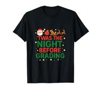 Era la Noche Antes de graduar - Funny Teacher Christmas Camiseta