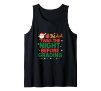 Era la Noche Antes de graduar - Funny Teacher Christmas Camiseta sin Mangas