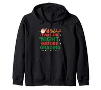 Era la Noche Antes de graduar - Funny Teacher Christmas Sudadera con Capucha