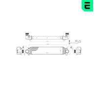 ERA Ladeluftkühler LLK para Ford Kuga II 2.0 TDCi 4x4 Focus III DM2