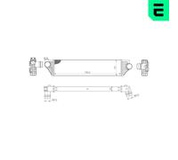 ERA Ladeluftkühler LLK para Renault Master III 2.3 dCi 135 RWD Opel FV