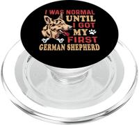 Era Normal hasta Que conseguí mi Primer Pastor alemán PopSockets PopGrip para MagSafe