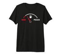 Era Peace Fuel Gauge Oil Pacifist Against War and Violence Camiseta Premium