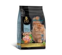 ERA Pienso para Gatos Adultos Grain Free Pollo y Pavo. Esterilizados. Control de Peso - Nutrición Completa y Saludable - 3 kg