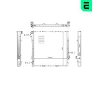 ERA Refrigerador de Motor Enfriador de Agua para BMW X5 3.0d 4.4i 4.8is