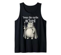 Era The Carbs M'Lord Funny Cat Medieval Knight Camiseta sin Mangas