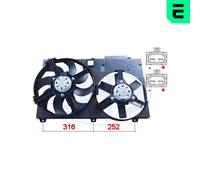 ERA Ventilador Refrigeración Del Motor Apto para Fiat Ducato/Chasis 352013