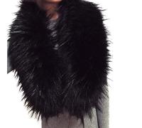 EraAja Collar falso para mujer, bufanda, abrigo de invierno, calentador de cuello para mujer, bufanda, accesorio de ropa, bufanda, S., D, Talla única